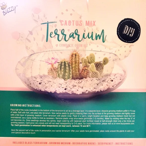 TERRARIUM CACTUS KIT - Picture 2 of 5